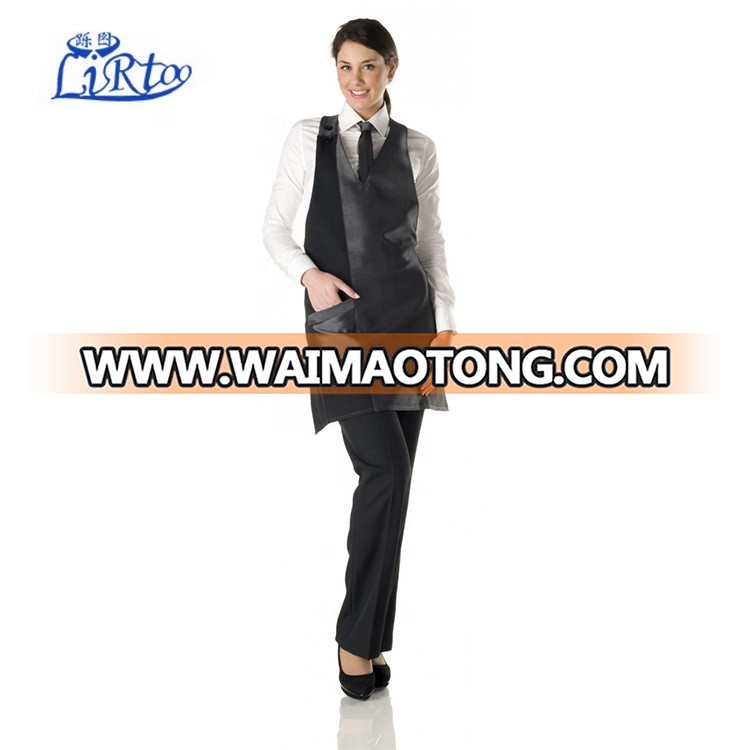 High-and restaurant waiter and waitress uniform cafe apron